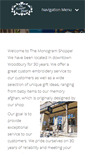 Mobile Screenshot of monogramshoppe.net