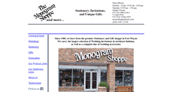 Desktop Screenshot of monogramshoppe.com